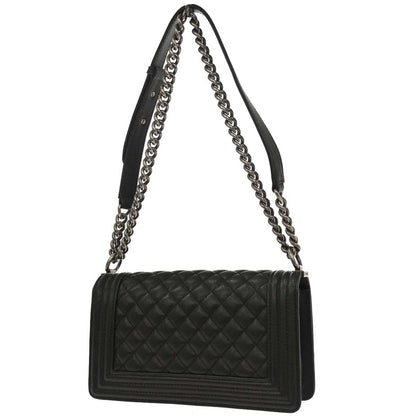 Boy Chanel 2019 Black Caviar Medium Shoulder Bag