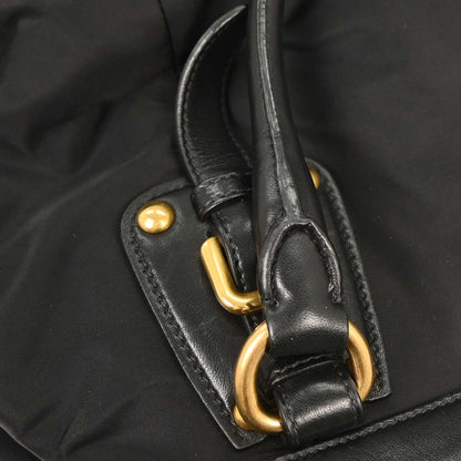 Prada Black Nylon 2way Shoulder Tote Bag