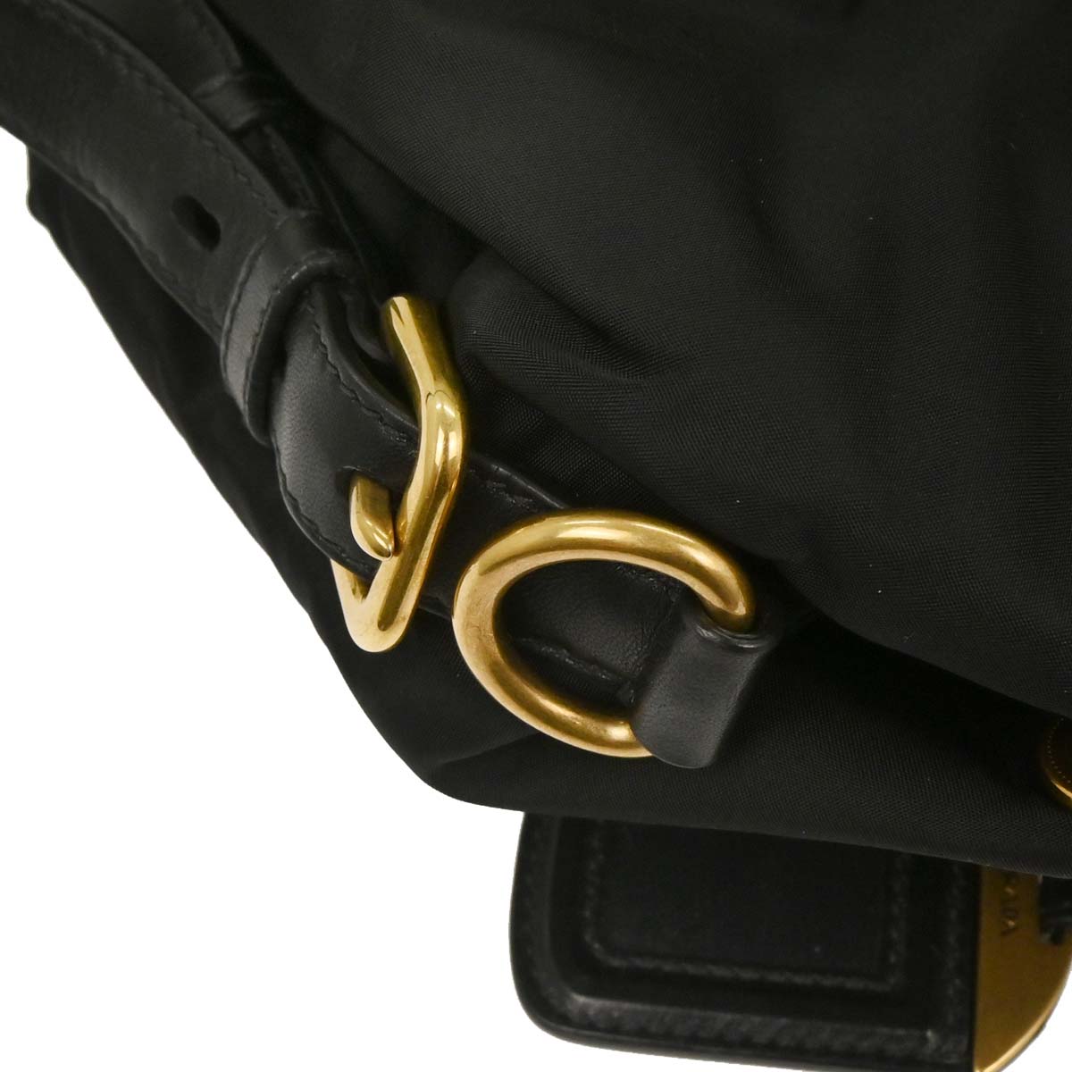 Prada Black Nylon 2way Shoulder Tote Bag