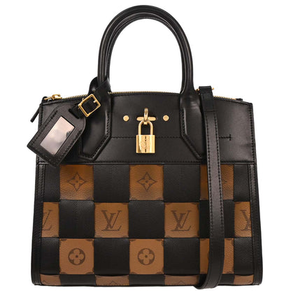 Louis Vuitton Monogram Reverse City Steamer PM Tote Bag M53252