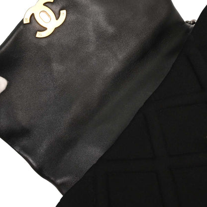 Chanel 2019 Black Cotton 19 2way Shoulder Handbag