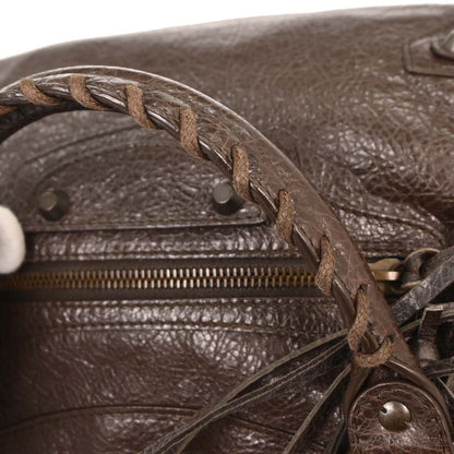 Balenciaga Brown The Town 2way Shoulder Handbag