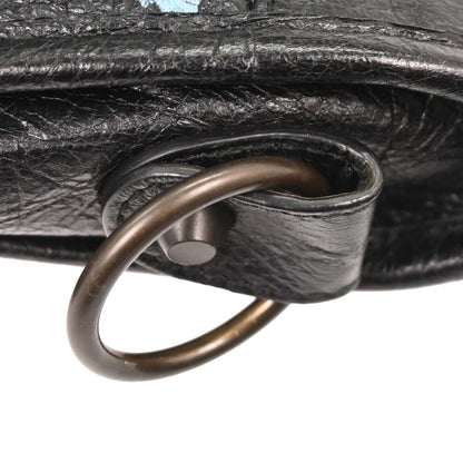 Balenciaga Black City Small Graffiti Handbag