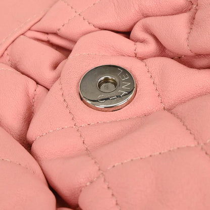 Chanel 2013-2014 Pink Calfskin Around Chain Shoulder Bag