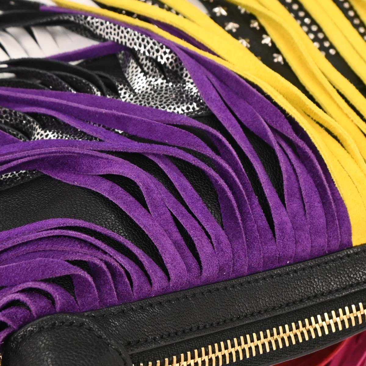 Saint Laurent Black Emmanuelle Fringe Handbag