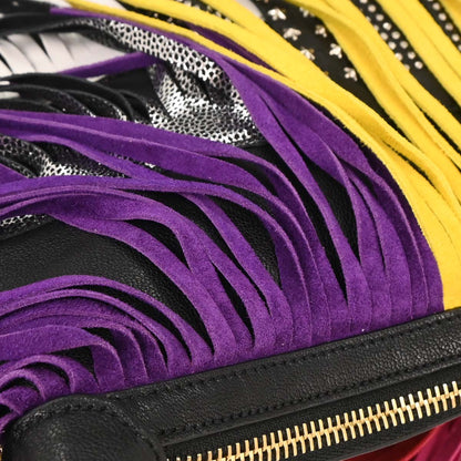 Saint Laurent Black Emmanuelle Fringe Handbag