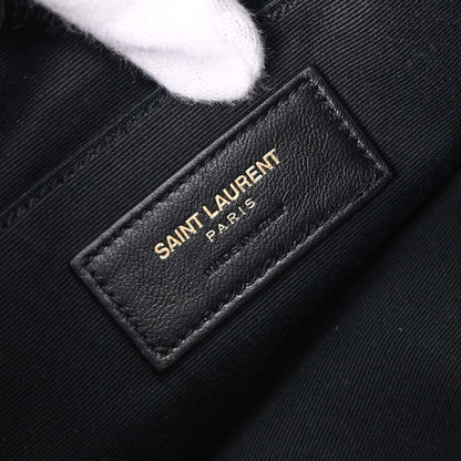 Saint Laurent Black Emmanuelle Fringe Handbag