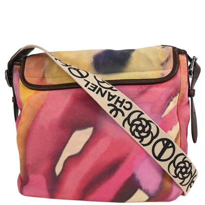 Chanel 2014-2015 Yellow Suede Flap Shoulder Bag