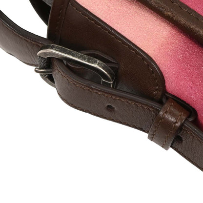 Chanel 2014-2015 Yellow Suede Flap Shoulder Bag