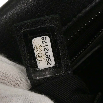 Chanel 2019 Black Calfskin Signature 2way Shoulder Handbag