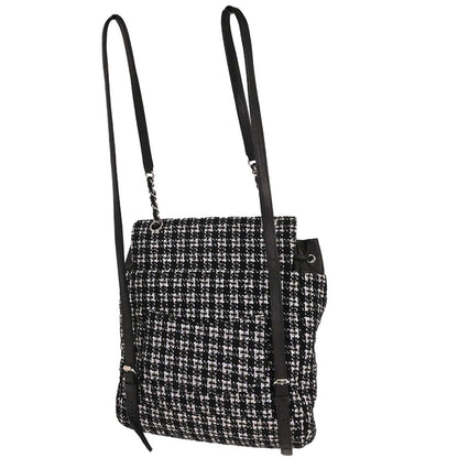 Chanel 2016-2017 Black Tweed Urban Spirit Backpack Backpack