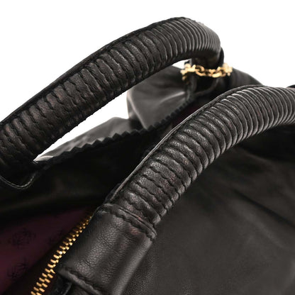 Loewe Black Lambskin Nappa Aire Tote Handbag