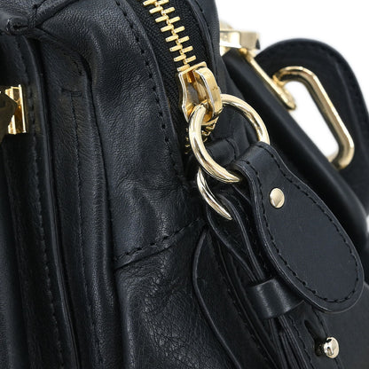 Chloe Black Paraty 2way Shoulder Handbag