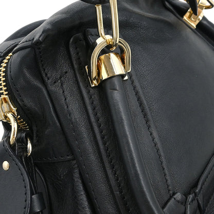 Chloe Black Paraty 2way Shoulder Handbag