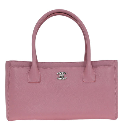 Chanel 2014-2015 Pink Deerskin Executive Cerf Tote Bag