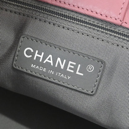 Chanel 2014-2015 Pink Deerskin Executive Cerf Tote Bag