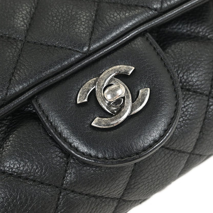 Chanel 2016-2017 Black Calfskin Shoulder Bag