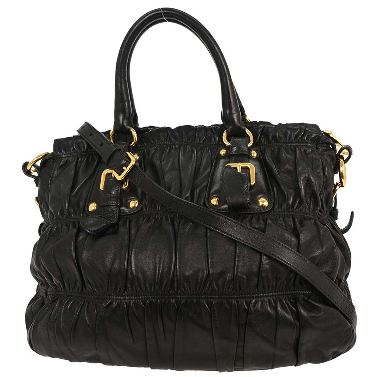 Prada Black 2way Shoulder Tote Bag