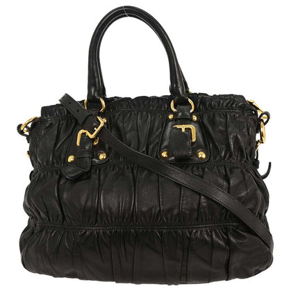 Prada Black 2way Shoulder Tote Bag