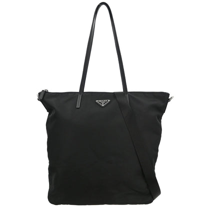 Prada Black Nylon 2way Shoulder Tote Handbag