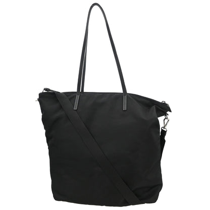 Prada Black Nylon 2way Shoulder Tote Handbag