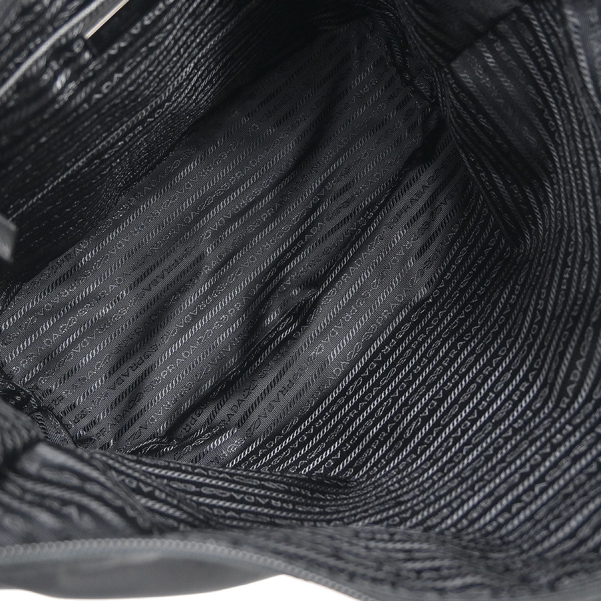 Prada Black Nylon 2way Shoulder Tote Handbag