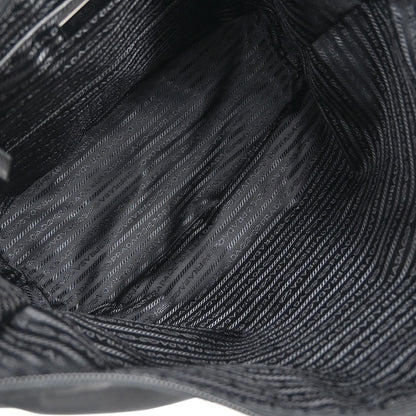 Prada Black Nylon 2way Shoulder Tote Handbag