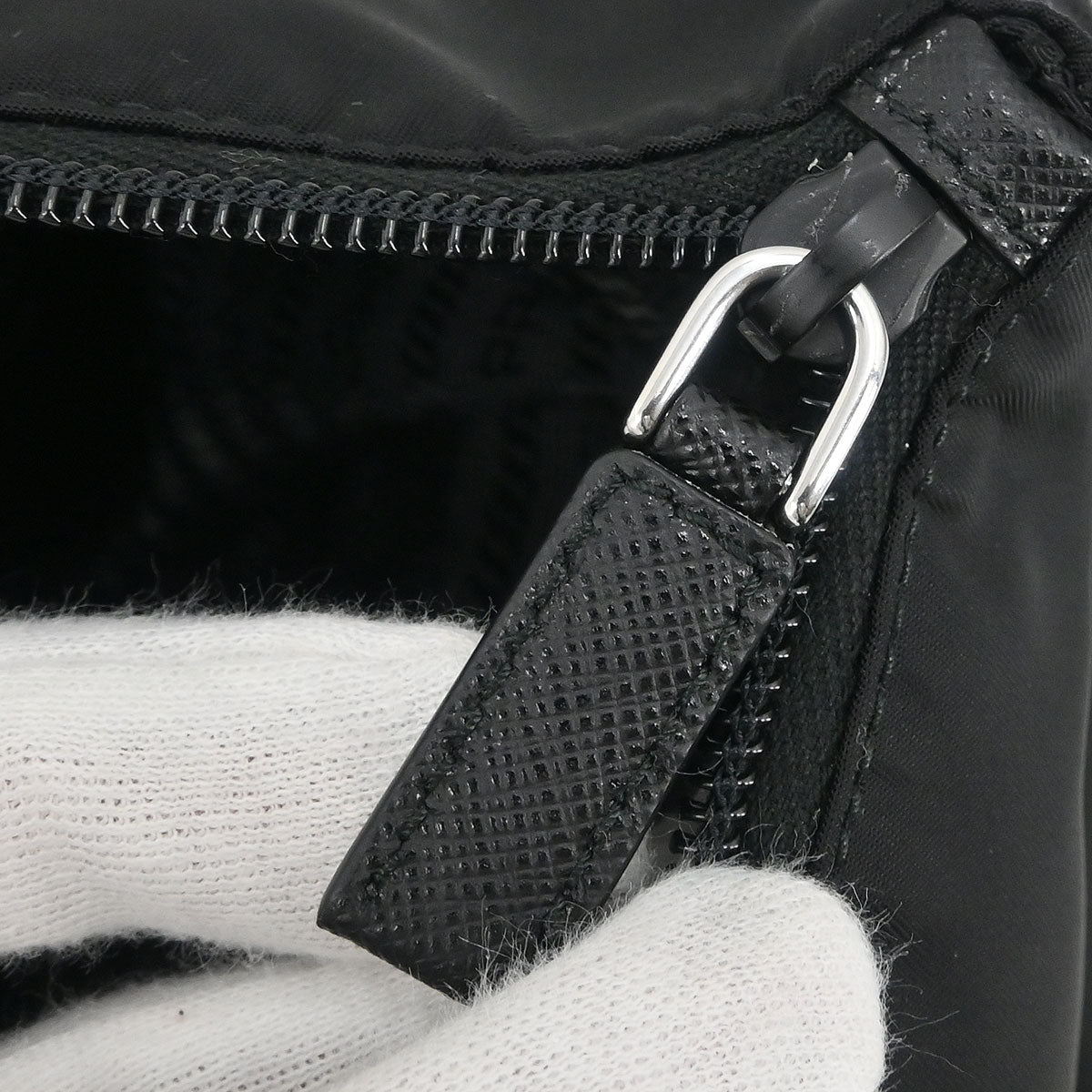 Prada Black Nylon 2way Shoulder Tote Handbag