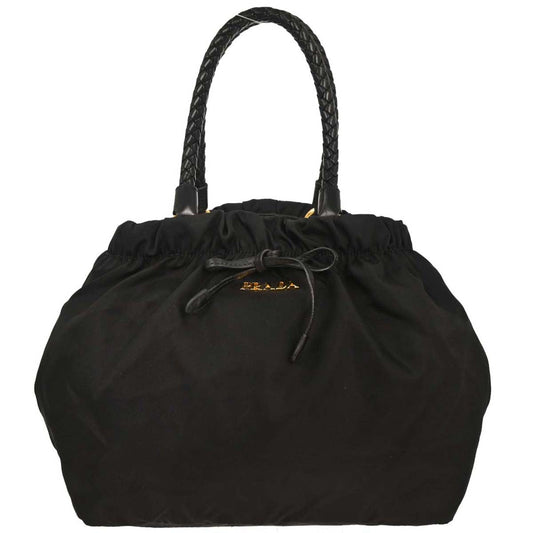 Prada Black Nylon Tote Bag