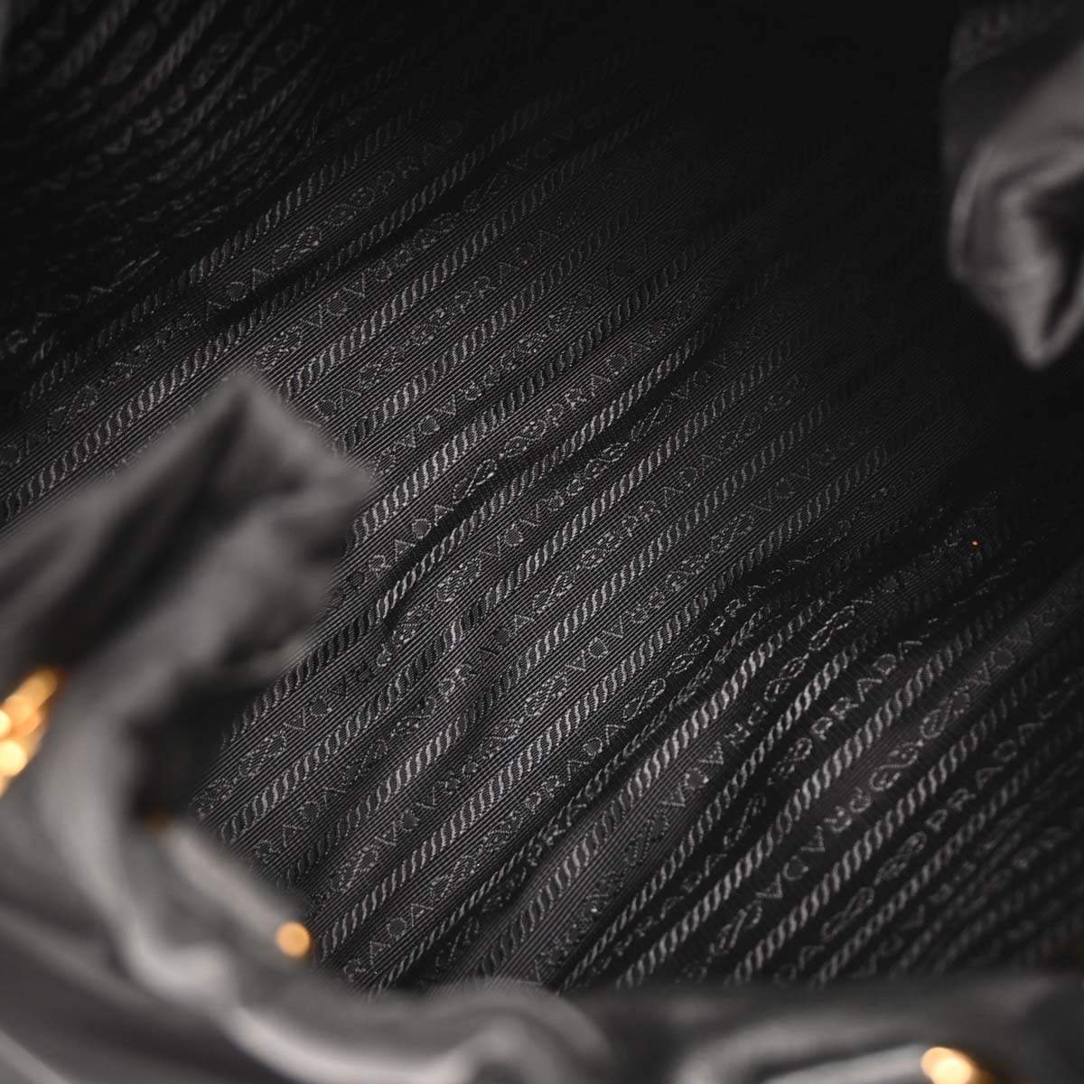 Prada Black Nylon Tote Bag