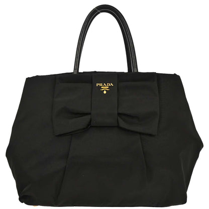 Prada Black Nylon Tote Bag