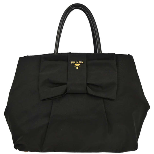 Prada Black Nylon Tote Bag