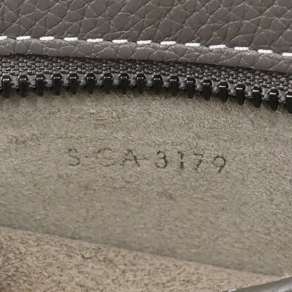 Celine Brown Leather Nano Luggage 2way Shoulder Tote Bag