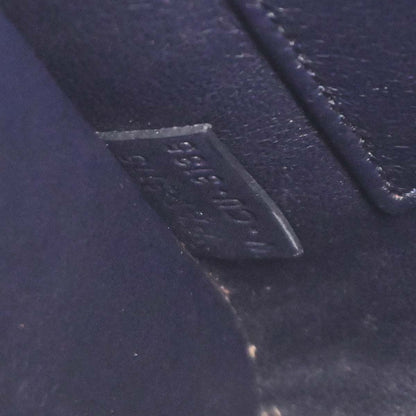 Celine Navy Leather Nano Luggage 2way Shoulder Tote Bag