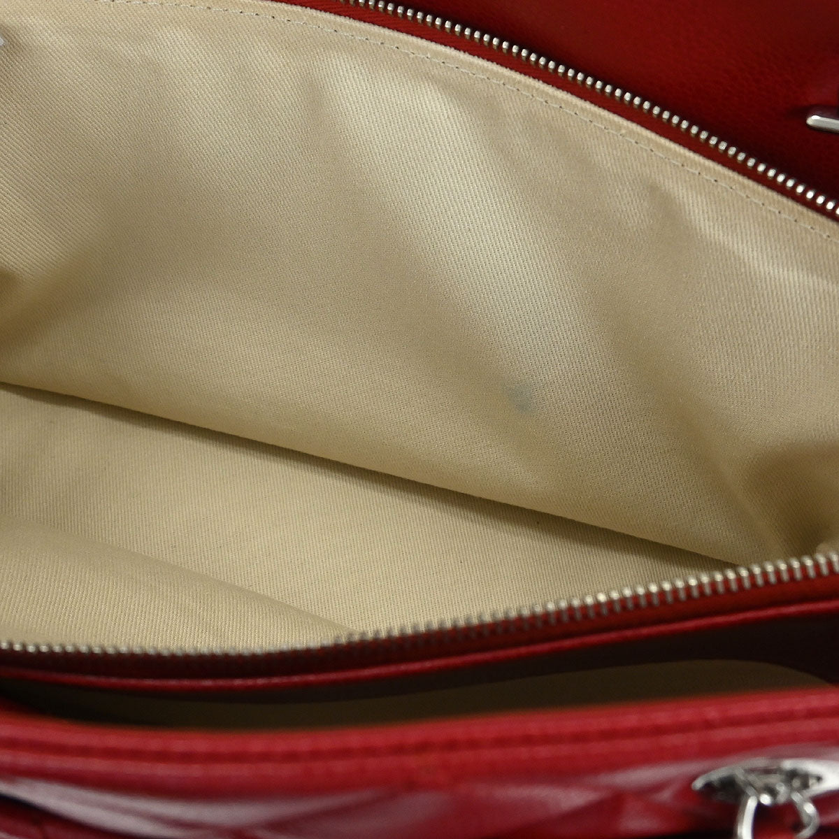 Chanel 2012-2013 Red Caviar Timeless CC Chain Tote Bag