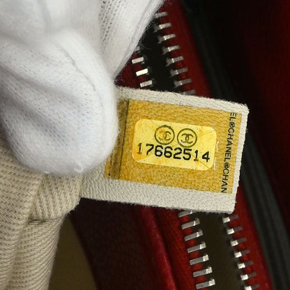 Chanel 2012-2013 Red Caviar Timeless CC Chain Tote Bag