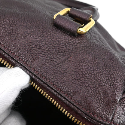 Louis Vuitton Purple Empreinte Speedy Bandouliere 25 M40765