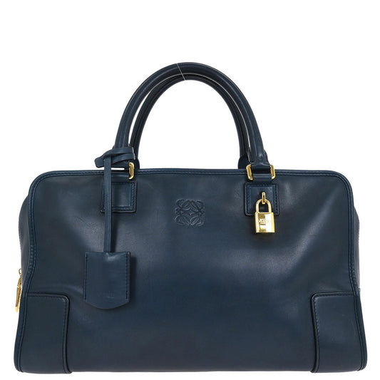 Loewe Dark Blue Amazona 36 Handbag