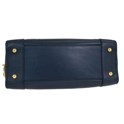 Loewe Dark Blue Amazona 36 Handbag