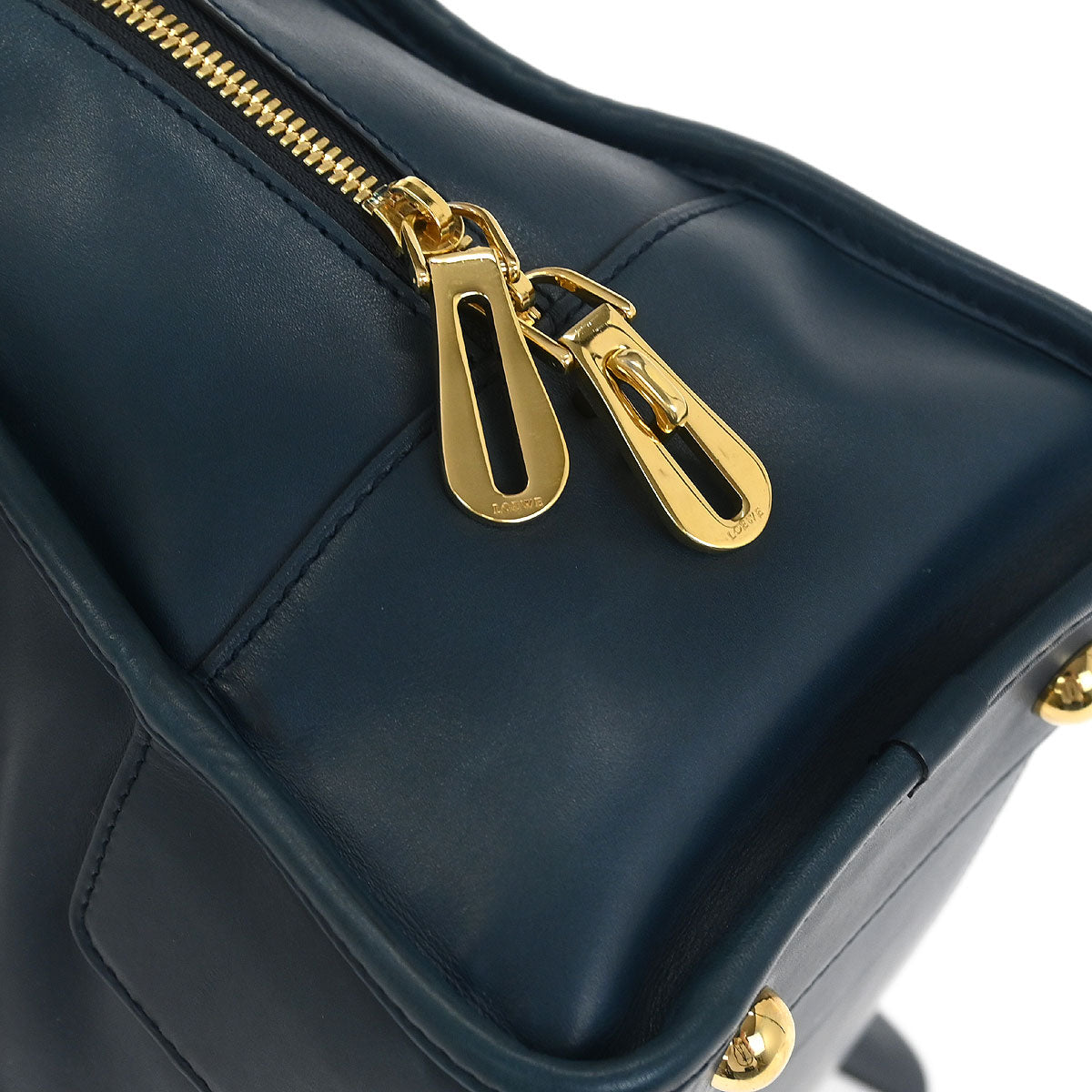 Loewe Dark Blue Amazona 36 Handbag