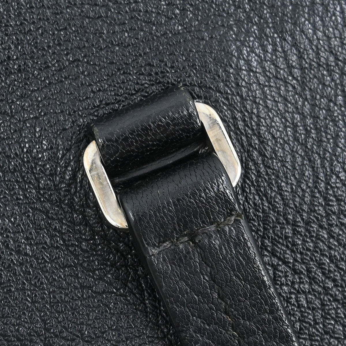 Miu Miu Black Leather Tote 2way Shoulder Handbag