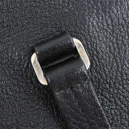 Miu Miu Black Leather Tote 2way Shoulder Handbag