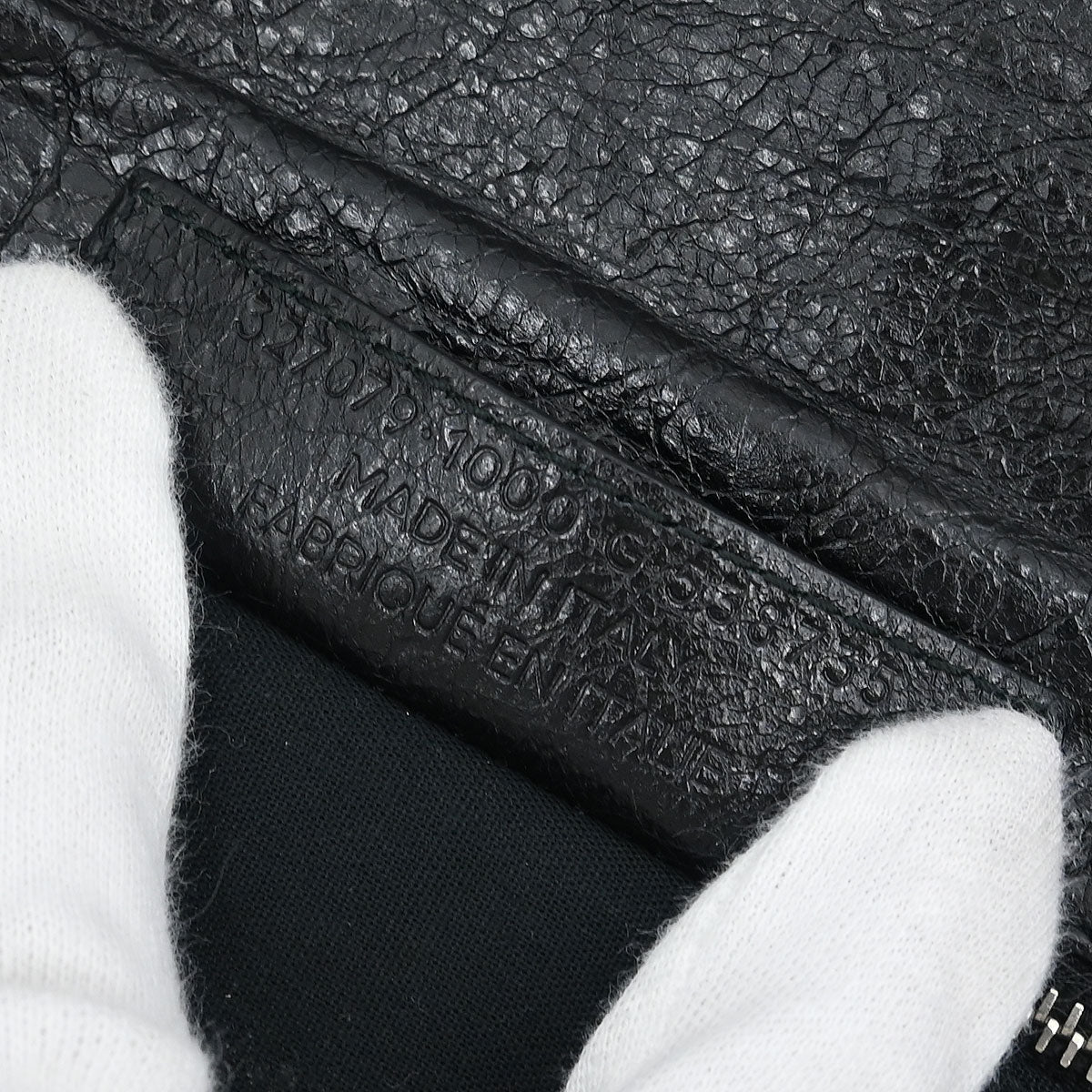 Balenciaga Black Leather Envelope Shoulder Bag