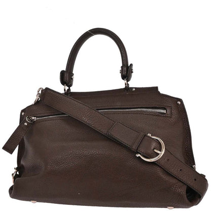 Salvatore Ferragamo Brown Gancini 2way Shoulder Handbag