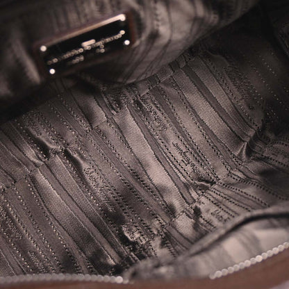 Salvatore Ferragamo Brown Gancini 2way Shoulder Handbag