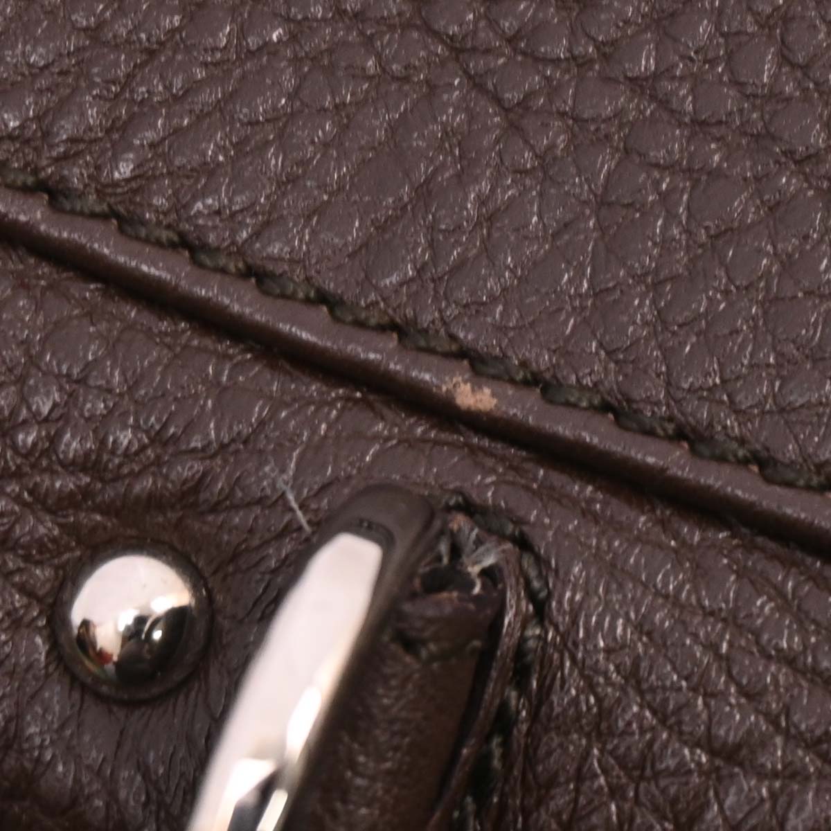 Salvatore Ferragamo Brown Gancini 2way Shoulder Handbag