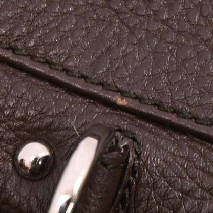 Salvatore Ferragamo Brown Gancini 2way Shoulder Handbag