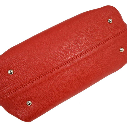 Salvatore Ferragamo Red Sofia Gancini 2way Shoulder Handbag