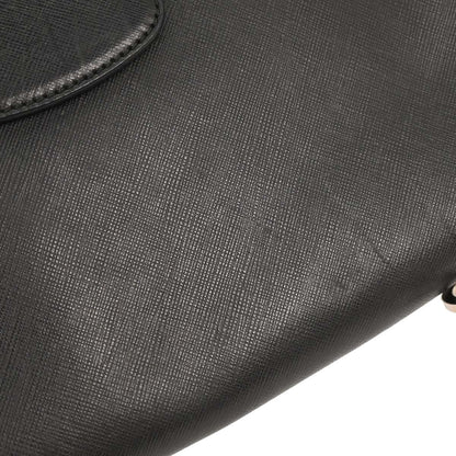 Salvatore Ferragamo Black Gancini Shoulder Bag