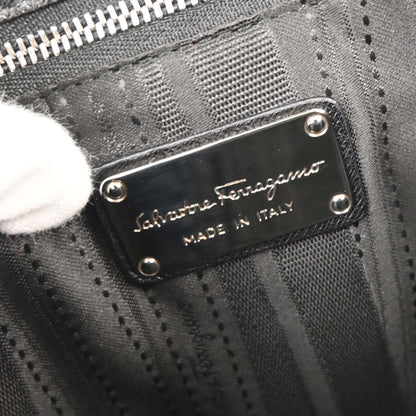 Salvatore Ferragamo Black Gancini Shoulder Bag